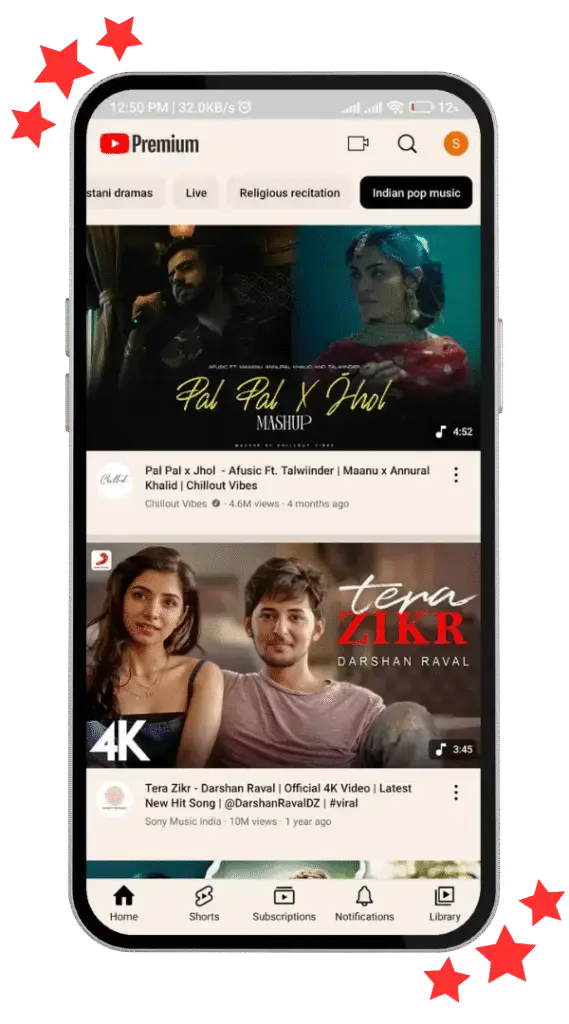 YouTube Premium MOD APK 7 Enjoy Offline Music and High Quality Video Songs Anytime 1